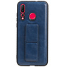 Grip Stand Hardcase Backcover für Huawei Nova 4 Blue