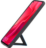 Grip Stand Hardcase Backcover voor Huawei Nova 4 Blauw