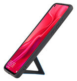 Grip Stand Hardcase Backcover for Huawei Nova 4 Blue