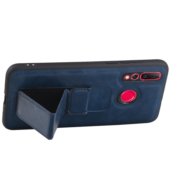 Grip Stand Hardcase Backcover für Huawei Nova 4 Blue