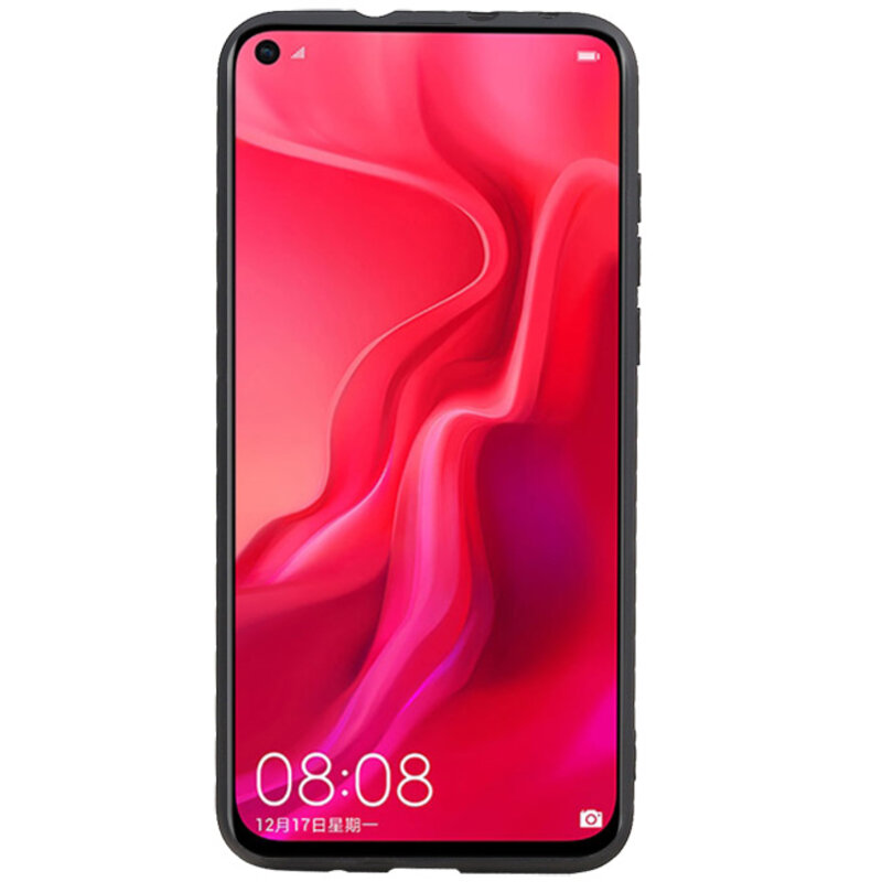 Grip Stand Hardcase Backcover per Huawei Nova 4 Red