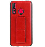 Grip Stand Hardcase Backcover for Huawei Nova 4 Red