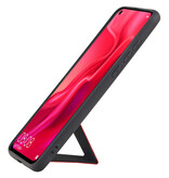 Grip Stand Hardcase Backcover for Huawei Nova 4 Red