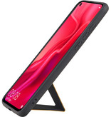 Grip Stand Hardcase Backcover para Huawei Nova 4 Marrón