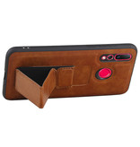 Grip Stand Hardcase Backcover per Huawei Nova 4 Brown