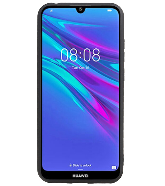 Grip Stand Hardcase Backcover para Huawei Y6 2019 azul