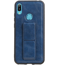 Grip Stand Hardcase Backcover para Huawei Y6 2019 azul