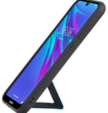 Grip Stand Hardcase Backcover for Huawei Y6 2019 Blue