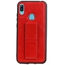 Grip Stand Hardcase Backcover for Huawei Y6 2019 Red