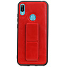 Grip Stand Hardcover Backcover pour Huawei Y6 2019 Rouge