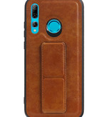 Grip Stand Hardcase Backcover voor Honor 20 Lite Bruin