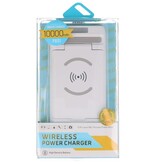 PowerBank + Draadloze Oplader + Bureaulader met Stand Wit