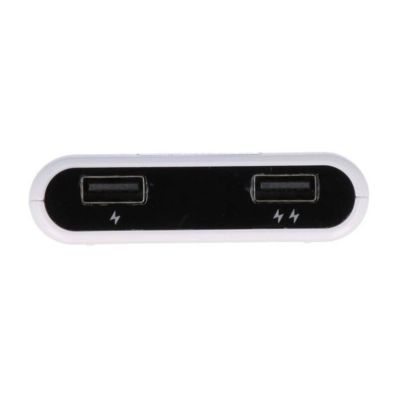 PowerBank + Draadloze Oplader + Bureaulader met Stand Wit