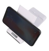 PowerBank + Draadloze Oplader + Bureaulader met Stand Wit