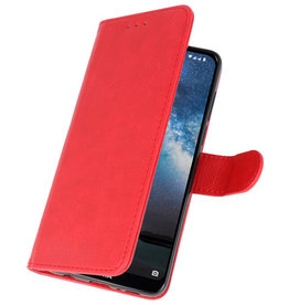 Bookstyle Wallet Cases Hoes voor Nokia 2.2 Rood