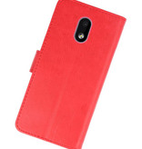Bookstyle Wallet Cases Cover for Nokia 2.2 Red