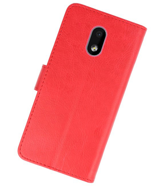 Bookstyle Wallet Cases Hoes voor Nokia 2.2 Rood