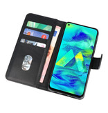 Fundas estilo billetera Bookstyle para Samsung Galaxy M40 negro