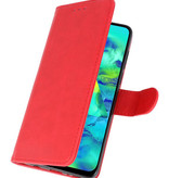 Bookstyle Wallet Cases Case for Samsung Galaxy M40 Red