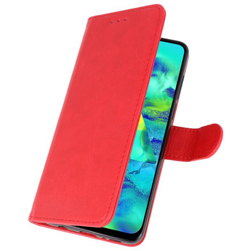 Funda Bookstyle Estuches para Samsung Galaxy M40 Rojo