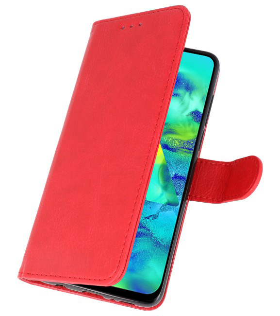 Bookstyle Wallet Cases Case for Samsung Galaxy M40 Red