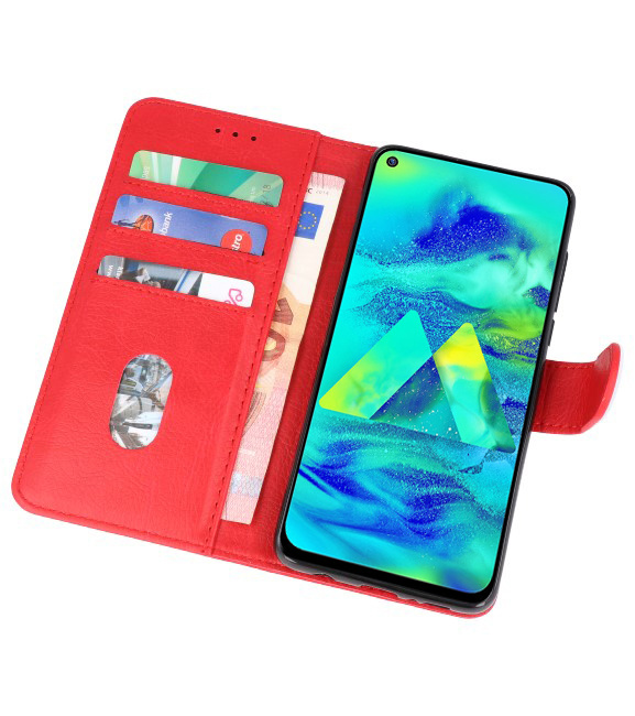 Bookstyle Wallet Cases Hülle für Samsung Galaxy M40 Red