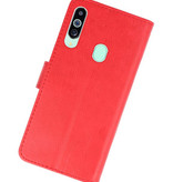 Custodia a portafoglio per Custodia per Samsung Galaxy M40 Rosso