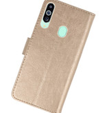 Etuis portefeuille Bookstyle Case pour Samsung Galaxy M40 Gold