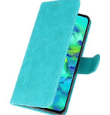 Bookstyle Wallet Cases Case for Samsung Galaxy M40 Green