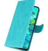 Bookstyle Wallet Cases Hoesje voor Samsung Galaxy M40 Groen