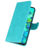 Bookstyle Wallet Taske Etui til Samsung Galaxy M40 Green