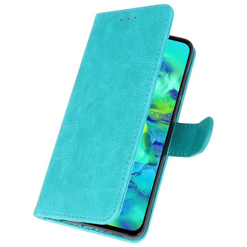 Fundas estilo billetera Bookstyle para Samsung Galaxy M40 verde