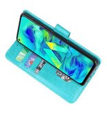 Bookstyle Wallet Taske Etui til Samsung Galaxy M40 Green
