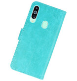 Fundas estilo billetera Bookstyle para Samsung Galaxy M40 verde