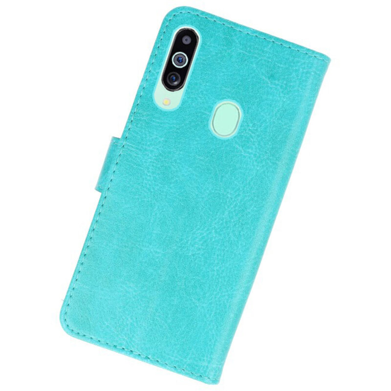 Fundas estilo billetera Bookstyle para Samsung Galaxy M40 verde