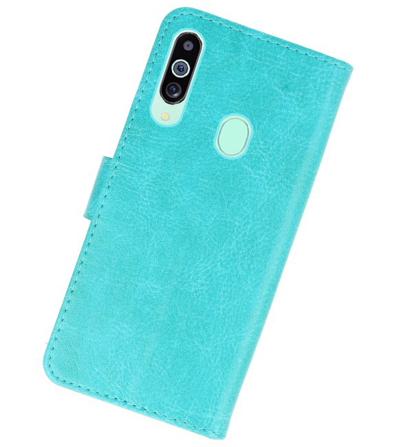 Bookstyle Wallet Cases Case for Samsung Galaxy M40 Green