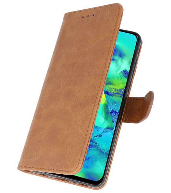 Fundas estilo billetera Bookstyle para Samsung Galaxy M40 Marrón
