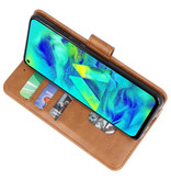 Bookstyle Wallet Cases Hoesje voor Samsung Galaxy M40 Bruin