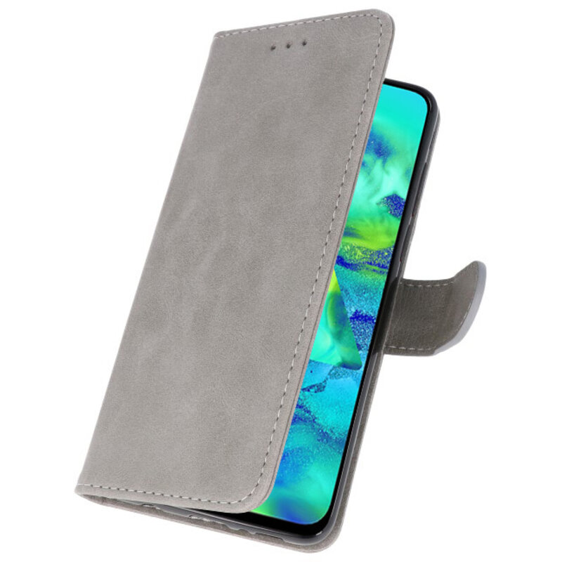 Fundas estilo billetera Bookstyle para Samsung Galaxy M40 gris