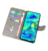 Custodia a portafoglio per Custodia per Samsung Galaxy M40 Grigio
