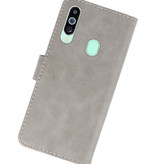 Bookstyle Wallet Cases Hoesje voor Samsung Galaxy M40 Grijs