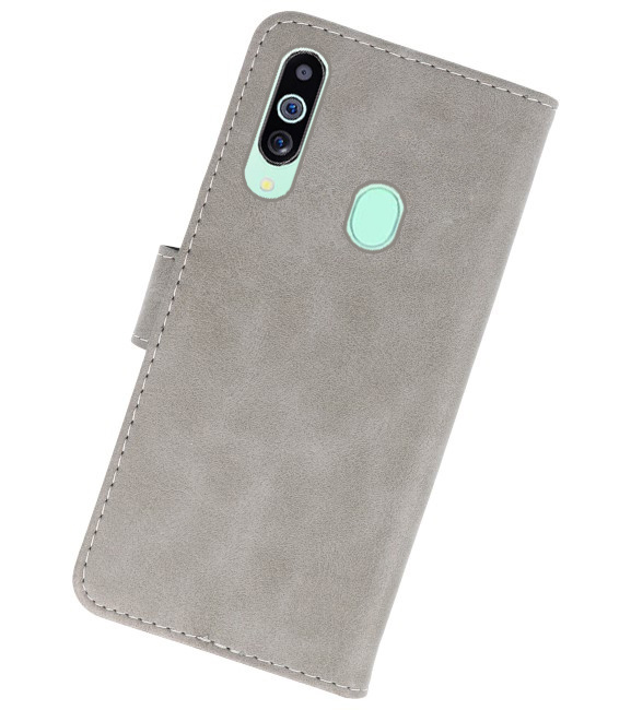 Bookstyle Wallet Cases Hoesje voor Samsung Galaxy M40 Grijs