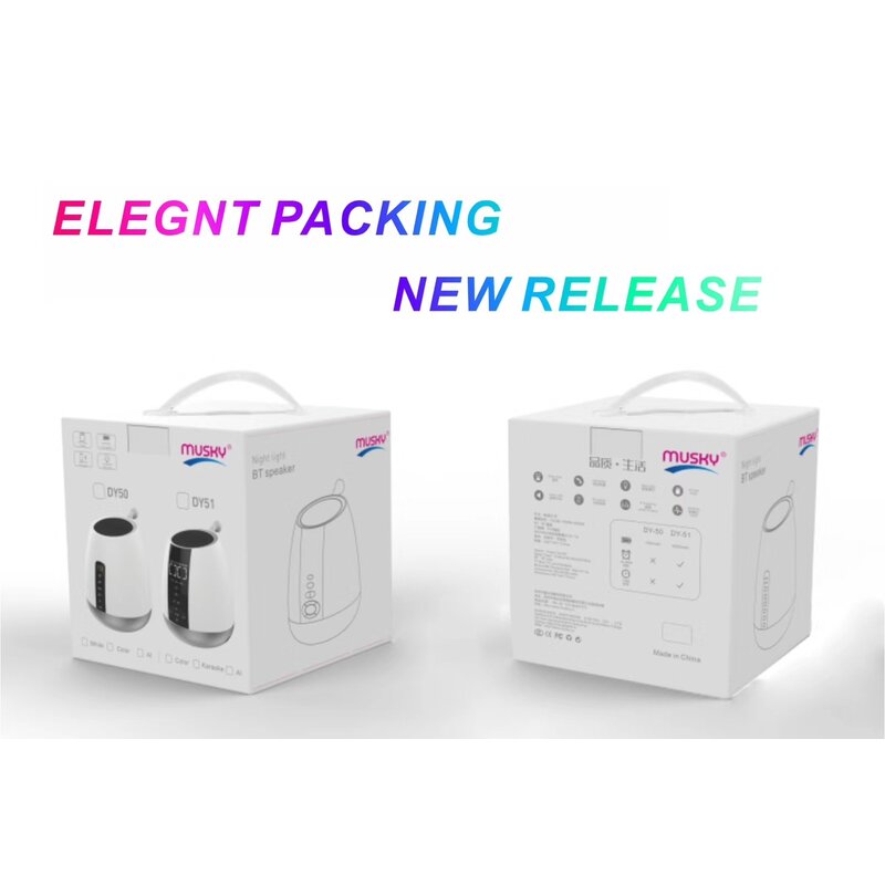 Night Light Bluetooth Speaker DY-50 Wit