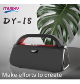 Musky Bluetooth Speaker DY-18 Rood