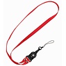 MF Touwtjes CSC Seile für Phone Cases, Whistle oder Badge Red