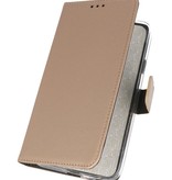 Wallet Cases Hülle für Samsung Galaxy A10s Gold