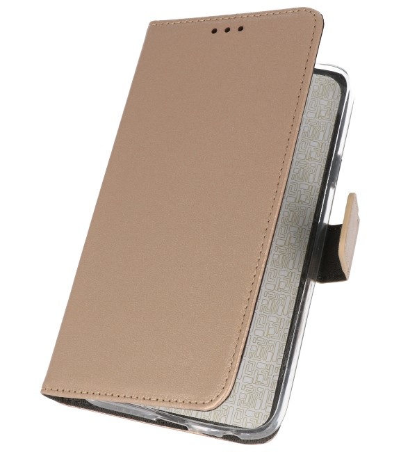 Wallet Cases Hülle für Samsung Galaxy A10s Gold