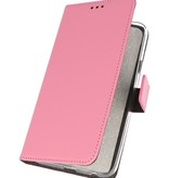 Wallet Cases Funda para Samsung Galaxy A10s Rosa