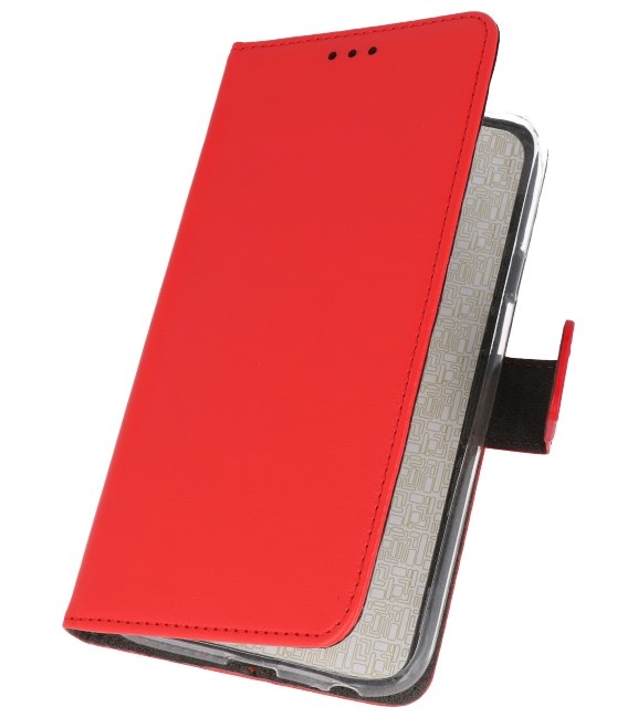 Wallet Cases Hoesje voor Samsung Galaxy A50s Rood