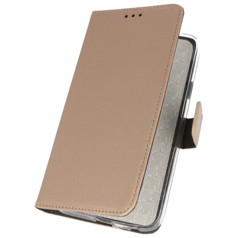 Wallet Cases Funda para Samsung Galaxy A70s Oro